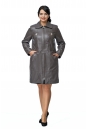 Женское кожаное пальто из натуральной кожи с воротником 8003195