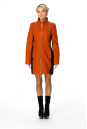 Женское пальто из текстиля с воротником 8008791