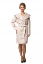 Женское пальто из текстиля с капюшоном 8009598
