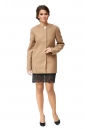 Женское пальто из текстиля с воротником 8009695