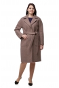 Женское пальто из текстиля с воротником 8010769-3