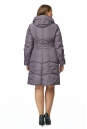 Женское пальто из текстиля с капюшоном 8011187-3