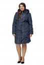 Женское пальто из текстиля с капюшоном 8011189