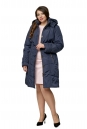 Женское пальто из текстиля с капюшоном 8011189-2