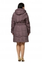 Женское пальто из текстиля с капюшоном 8011190-3