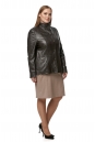 Женская кожаная куртка из натуральной кожи с воротником 8013672-2