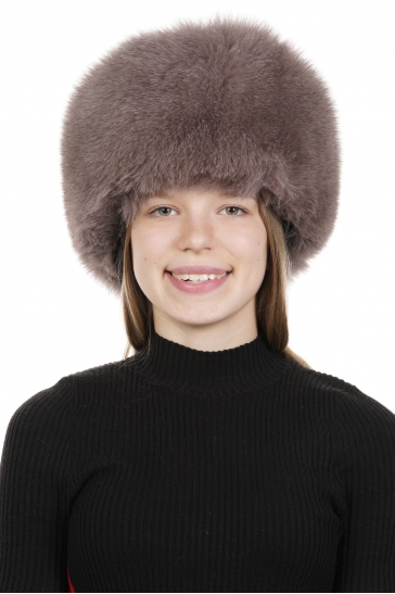 Шапка женская из песца