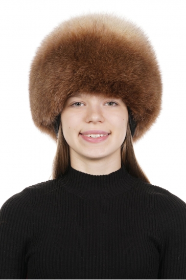 Шапка женская из песца