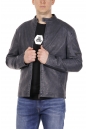 Мужская кожаная куртка из эко-кожи с воротником 8021855-6