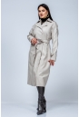 Женское кожаное пальто из эко-кожи с воротником 8023362-11