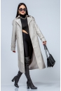 Женское кожаное пальто из эко-кожи с воротником 8023362-14