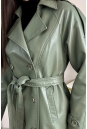 Женское кожаное пальто из эко-кожи с воротником 8024130-6